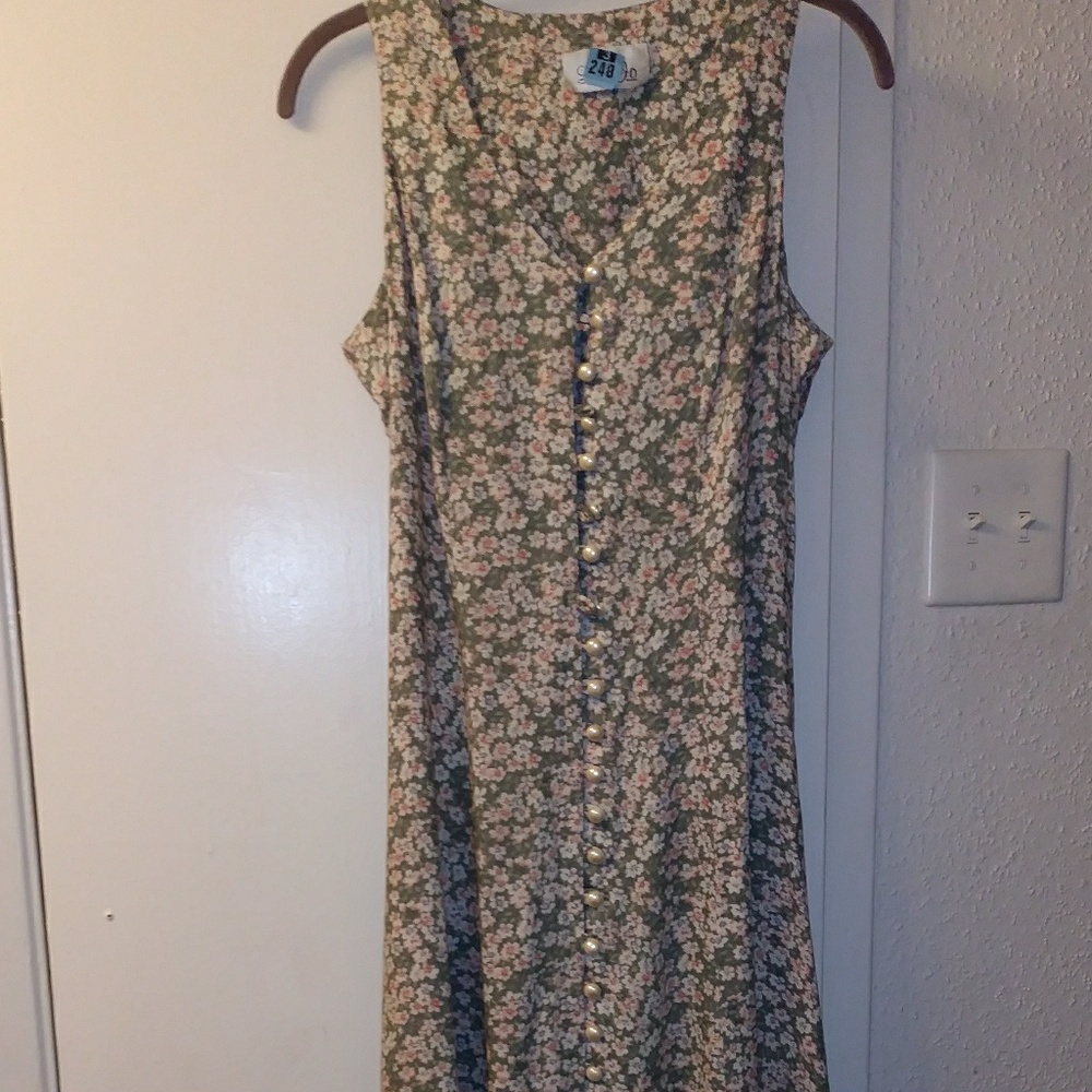 Laced back maxi dress